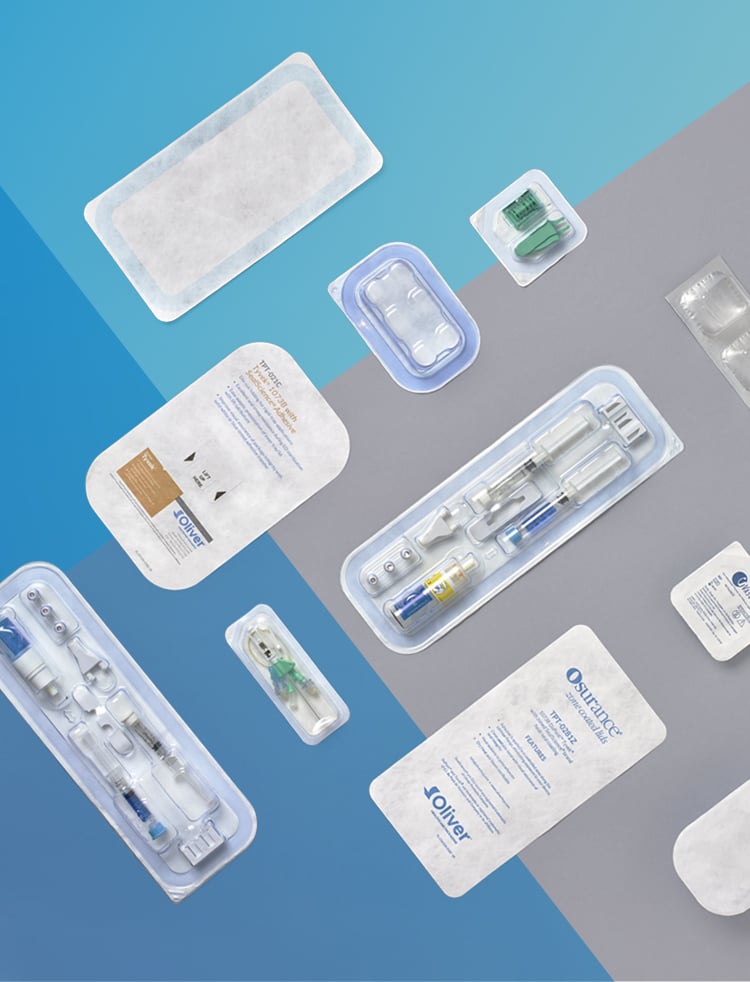 Opercules prédécoupés pour emballage médical | Oliver Healthcare Packaging